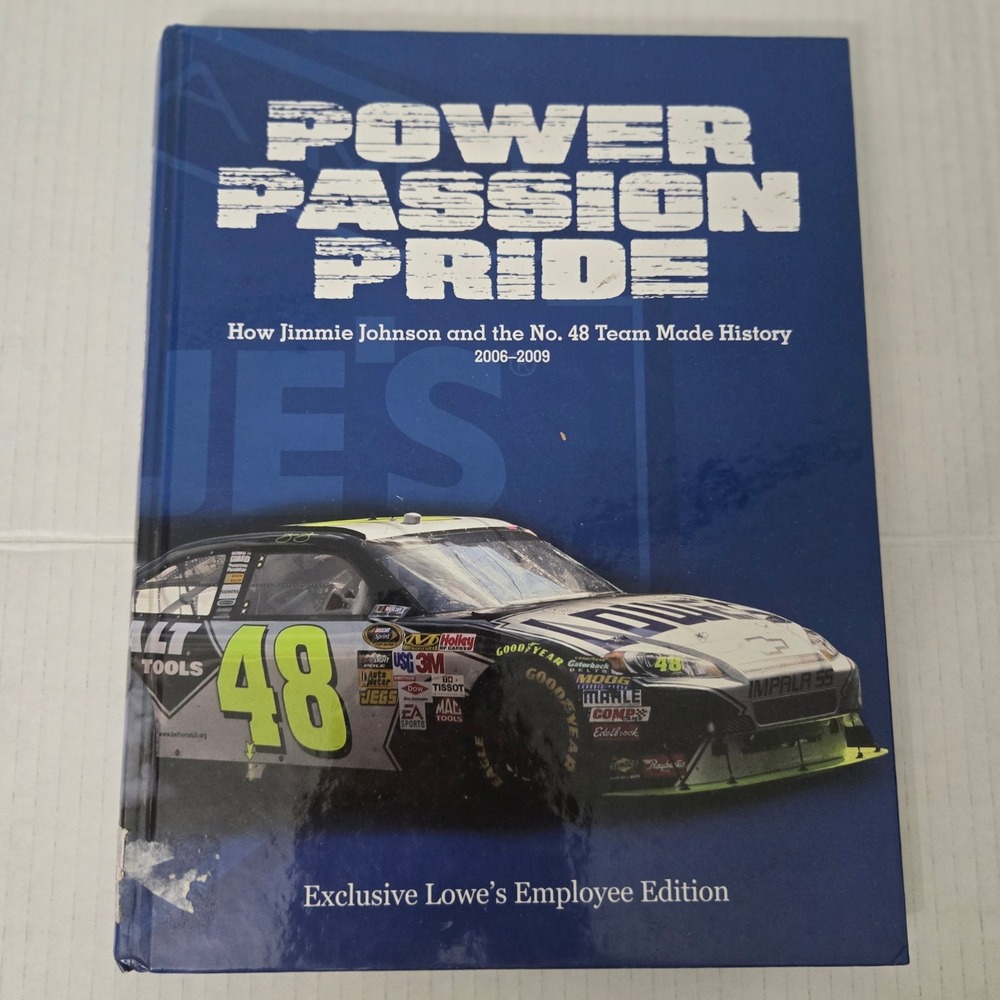 Jimmie Johnson 48 Power Passion Pride Lowes Employee Edition Book DVD USA Made